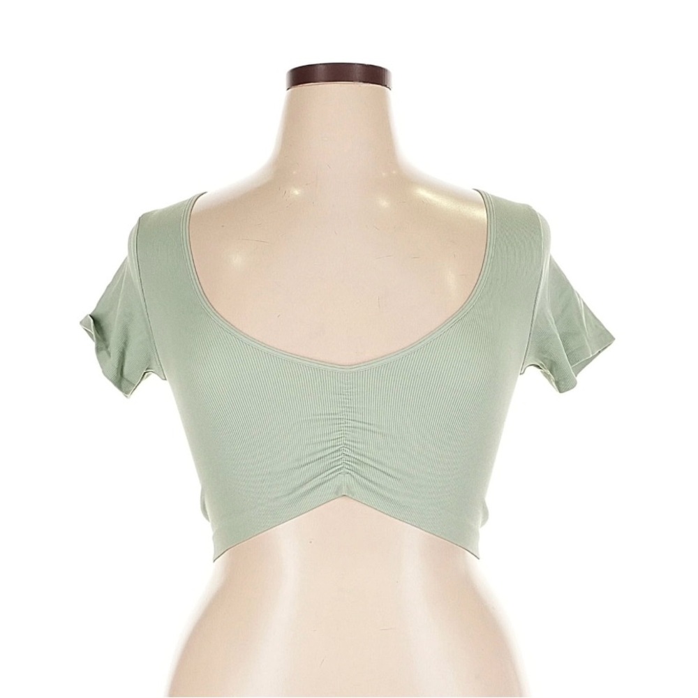 Urban Outfitters Light Green Crop Top